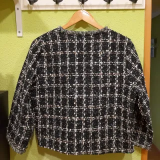 Chaqueta tweed de mujer talla L NUEVA