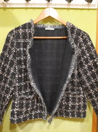 Chaqueta tweed de mujer talla L NUEVA