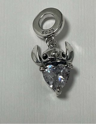 Colgante Corazón Stitch Plata 925