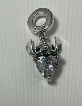 Colgante Corazón Stitch Plata 925