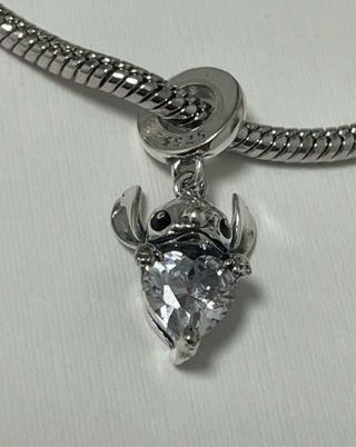 Colgante Corazón Stitch Plata 925