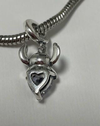 Colgante Corazón Stitch Plata 925