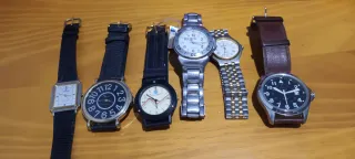 Lote 6 relojes vintage