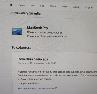 Apple MacBook Pro A3112 Gris Espacial