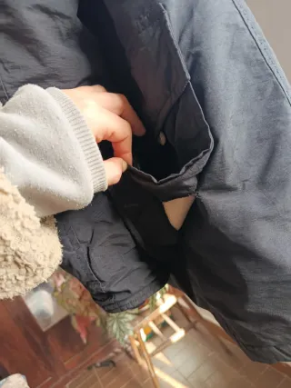 Parka Woolrich Negra Talla S