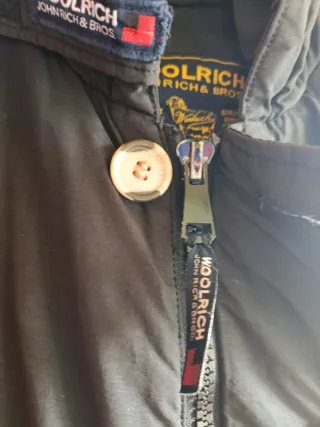 Parka Woolrich Negra Talla S