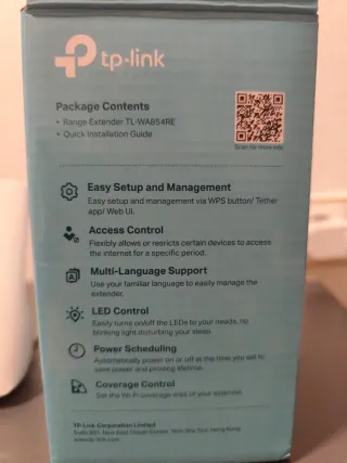 TP-Link Amplificador WiFi N300 TL-WA854RE