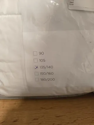 Relleno Nórdico Comotex Pluma 180gr