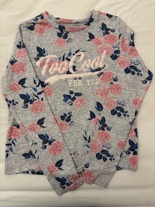 Sudadera niña floral Too Cool