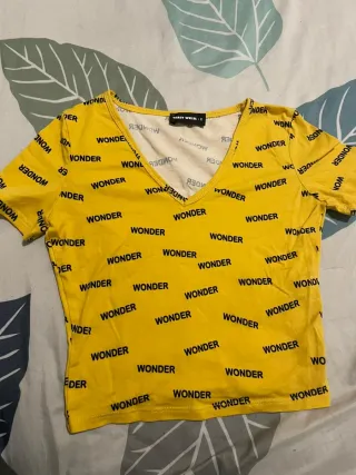 Camiseta amarilla Wonder