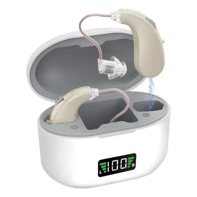 Pack 2 Audífonos Recargables Detrás de Oreja