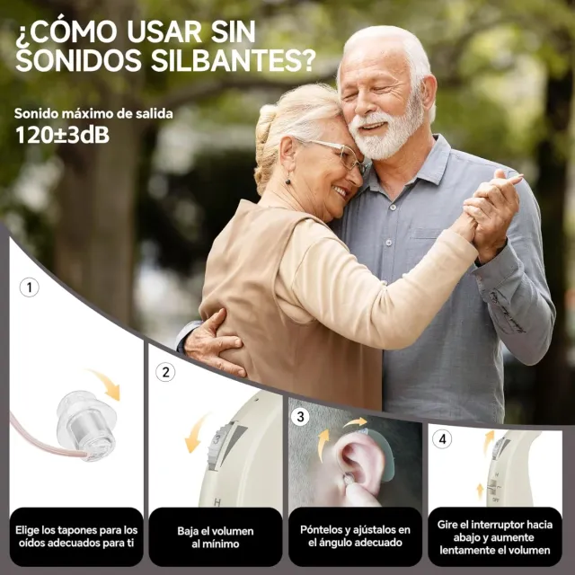 Pack 2 Audífonos Recargables Detrás de Oreja