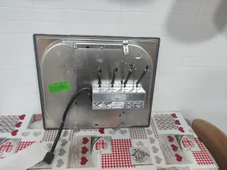 Encimera de cocina TEKA vitrocerámica bordes acero