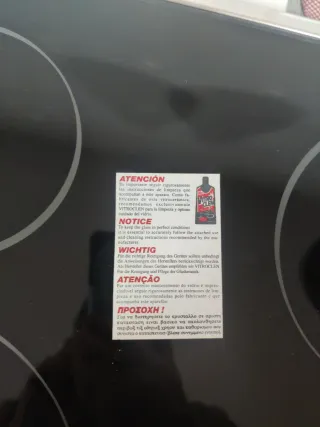 Encimera de cocina TEKA vitrocerámica bordes acero