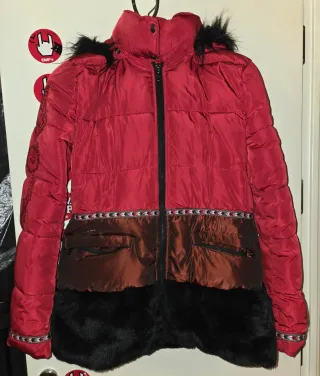 Chaqueta Desigual Invierno Roja y Negro