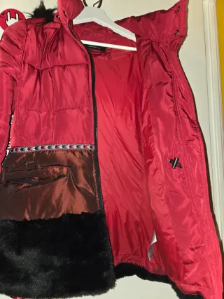 Chaqueta Desigual Invierno Roja y Negro