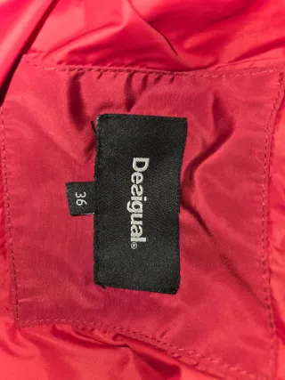 Chaqueta Desigual Invierno Roja y Negro