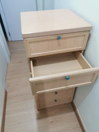 Cómoda 6 cajones madera
