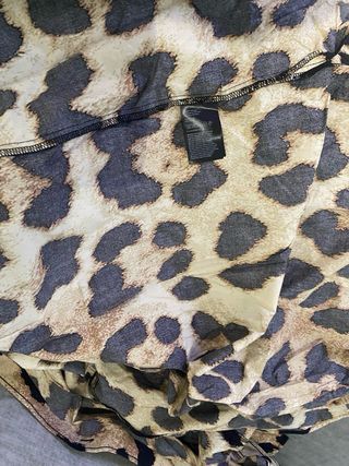 Camisa oversize estampado leopardo