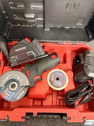 Miniamoladora Parkside 12V