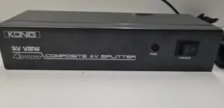 Konig Divisor AV 4 Puertos