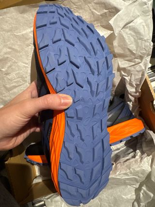 Zapatillas ASICS Running/Trail Azul Naranja