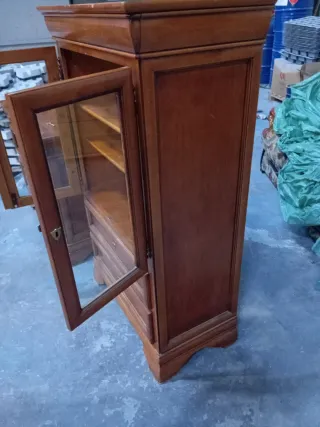 Mueble Vitrina Aparador Alto Madera