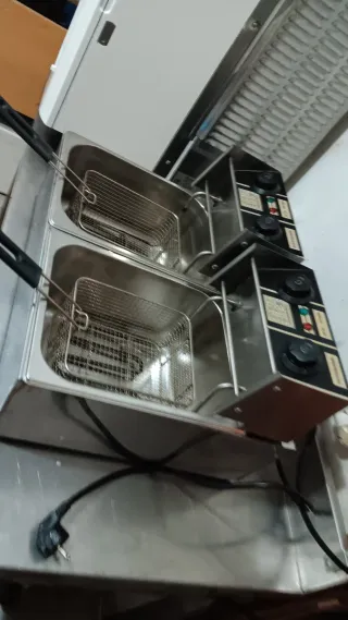 Freidora Industrial Doble 6+6L