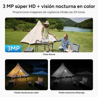 Cámara de vigilancia solar exterior 4G LTE