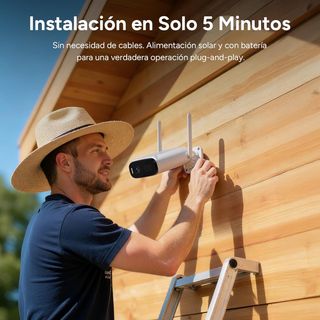 Cámara de vigilancia solar exterior 4G LTE