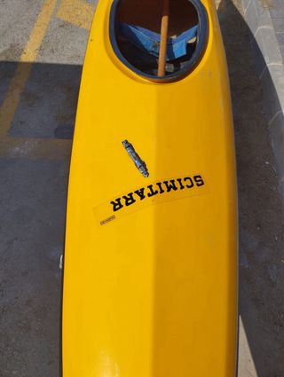 Kayak amarillo 5metros aproximadamente