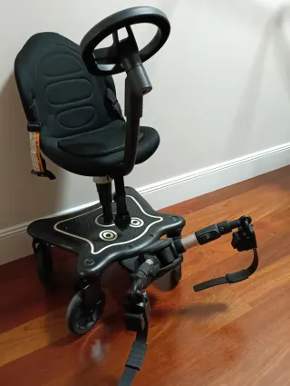 Patinete 4 ruedas con asiento giratorio