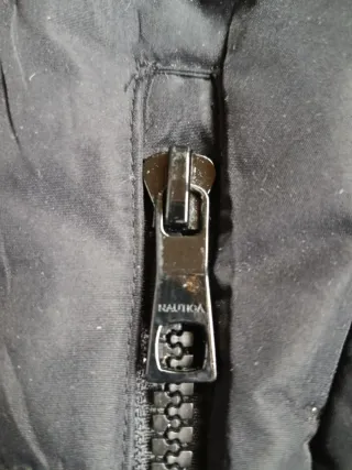 Parka Nautica Negra Mujer