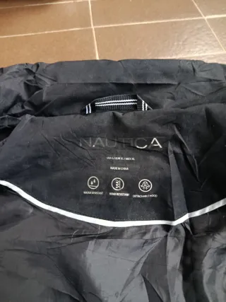 Parka Nautica Negra Mujer