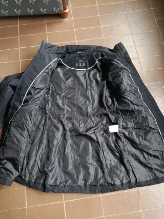Parka Nautica Negra Mujer