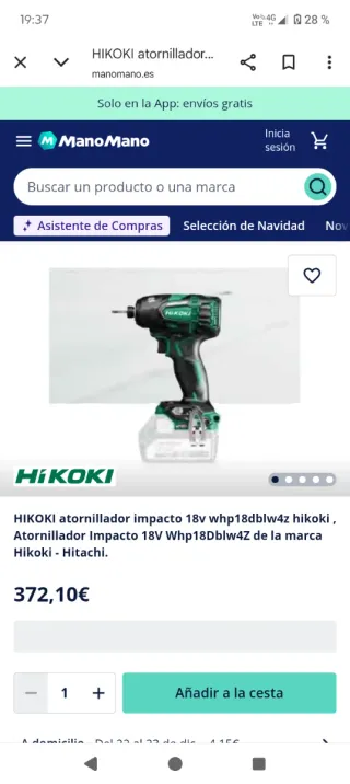Martillo combinado HIKOKI DH28PCY2Z