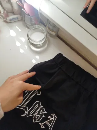 Pantalones boxeo cortos negros Los Angeles