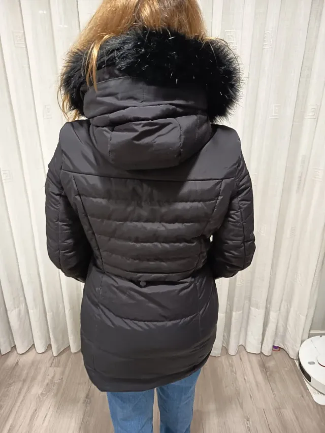 Abrigo Geographical Norway Negro Talla XS