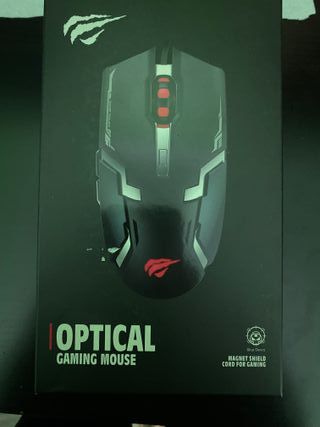 Ratón Gaming Havit Óptico Negro/Rojo