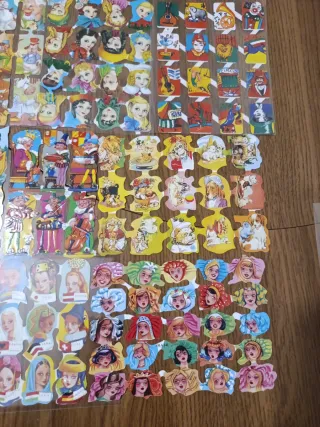 Lote de cromos troquelados vintage