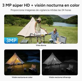 Cámara de vigilancia solar exterior 4G LTE