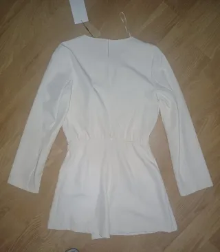 Vestido blanco manga larga