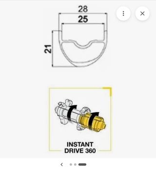 Mavic Allroad 1 CL Shimano HG Ruedas Gravel