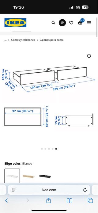 Cajones Cama Malm Ikea