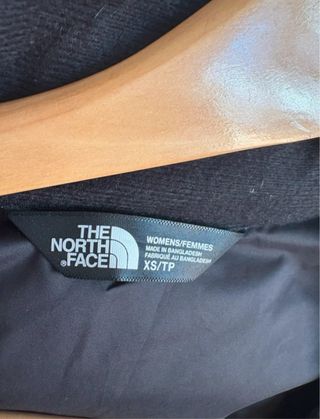 Chaqueta y plumas  The North Face gris