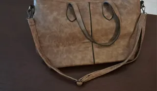 Borsa donna beige/marrone