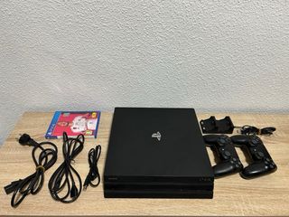 PS4 Pro 1TB Negra + 2 mandos + cargador