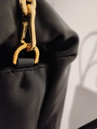 Bolso Loewe Goya Negro Piel Dorado