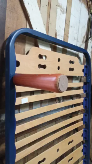 Somier láminas 90x1,84 con patas madera