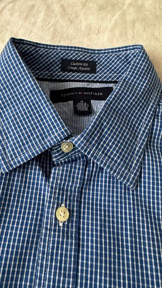 Camisa Tommy Hilfiger Custom Fit Talla M